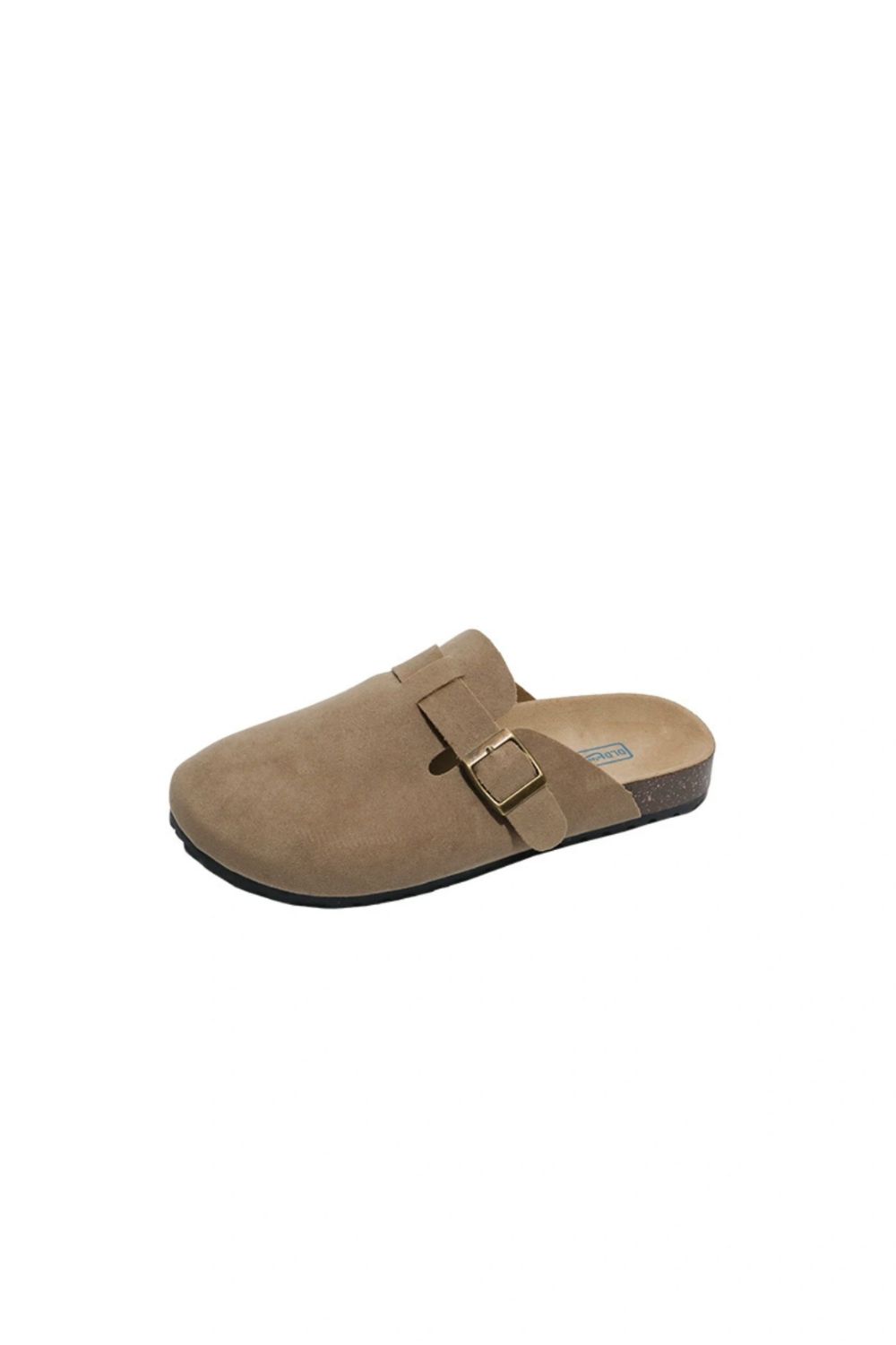 Round Toe Buckle Slip-Ons