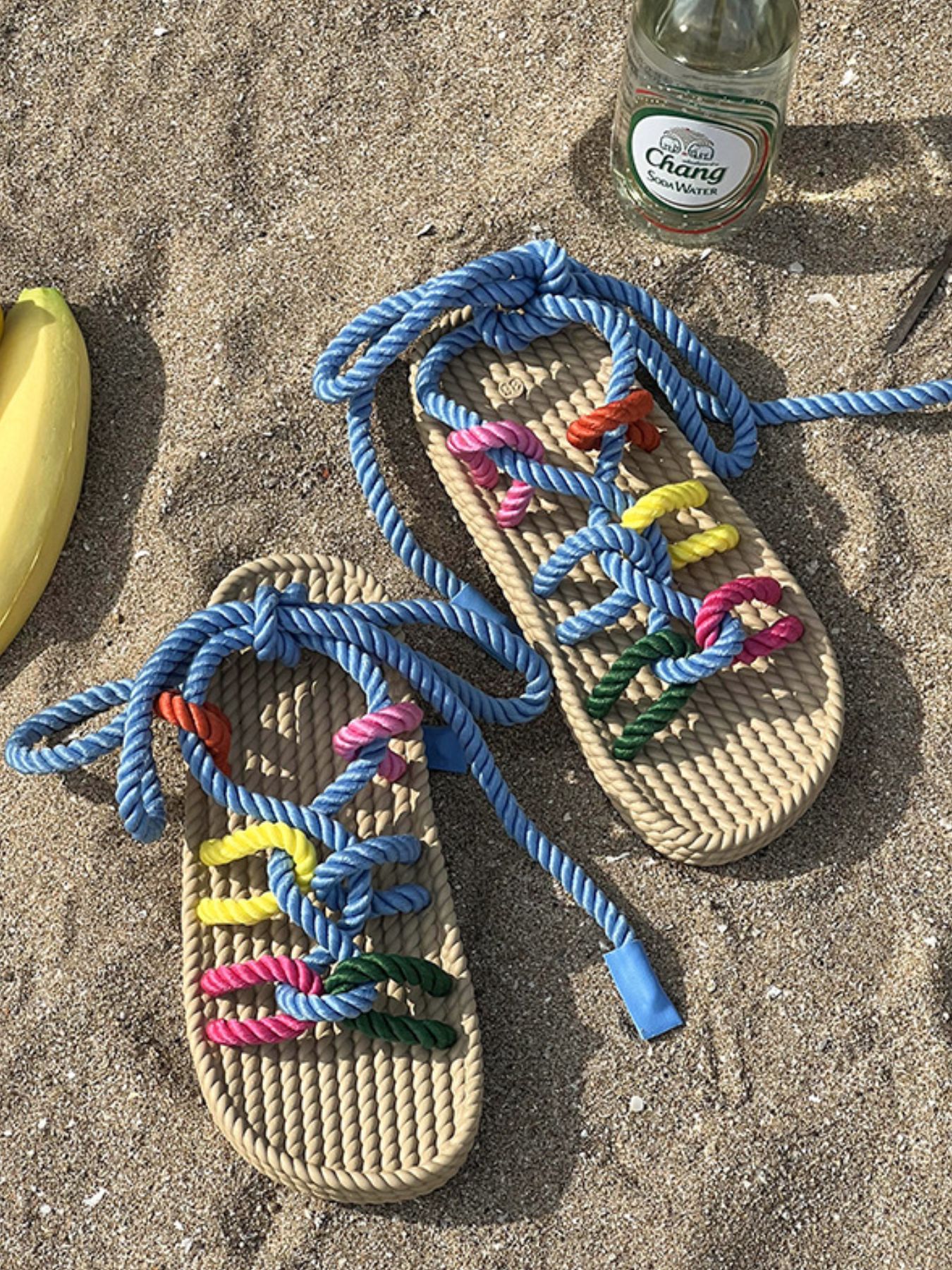 Colorful Rope Woven Sandals