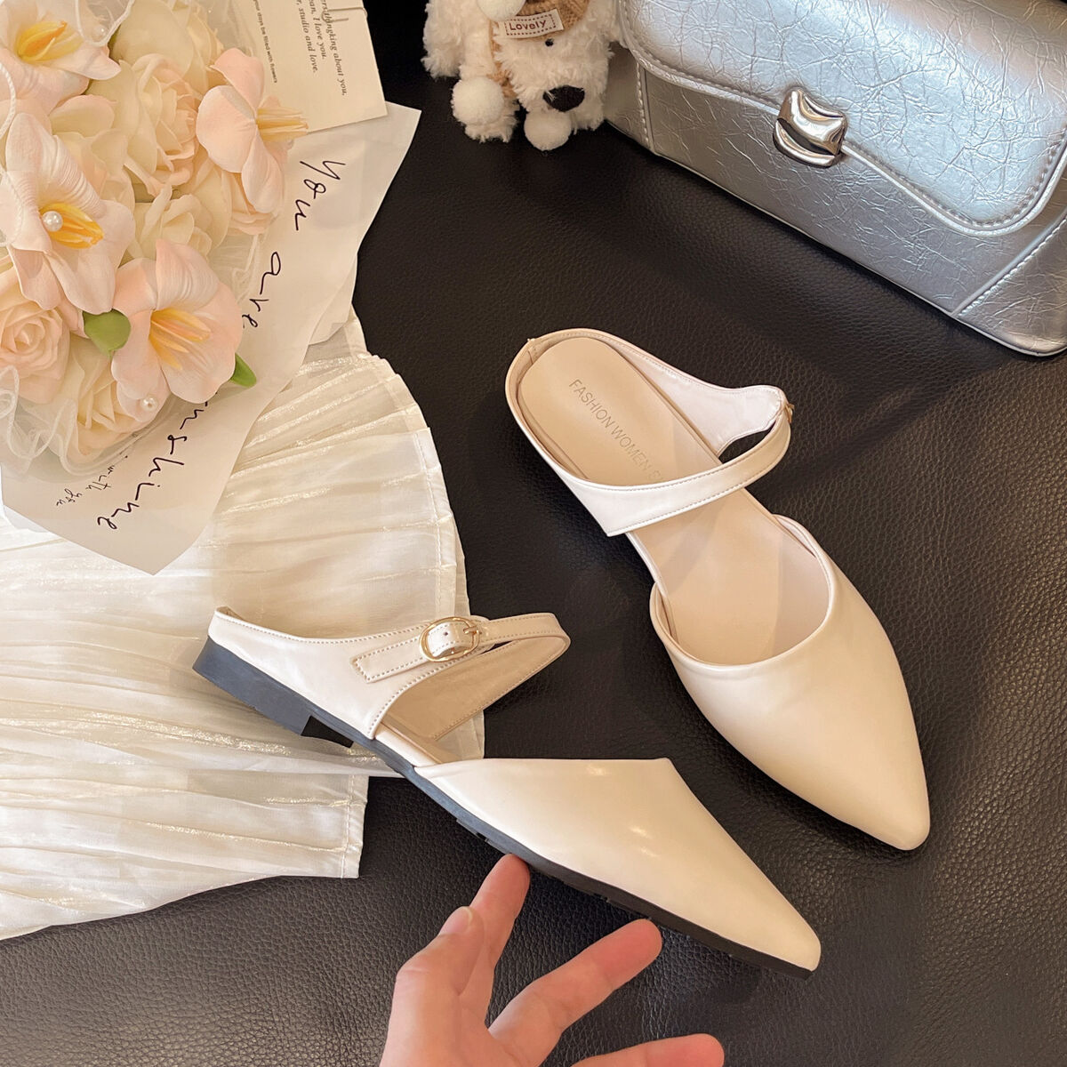 Point Toe Flats Sandals