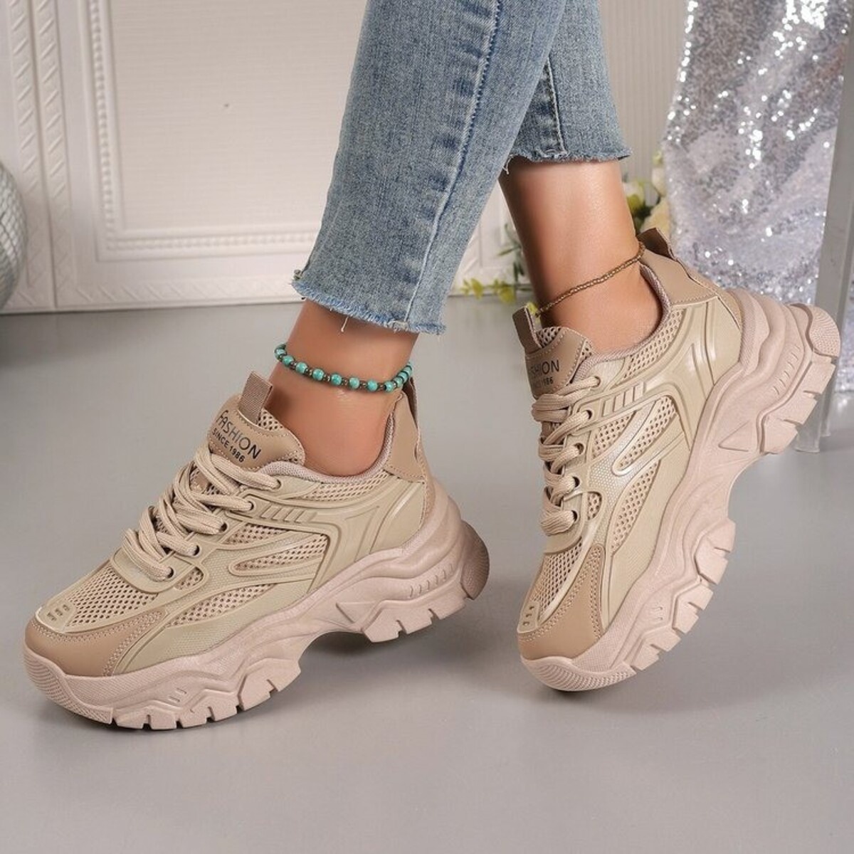 Round Toe Platform Athletic