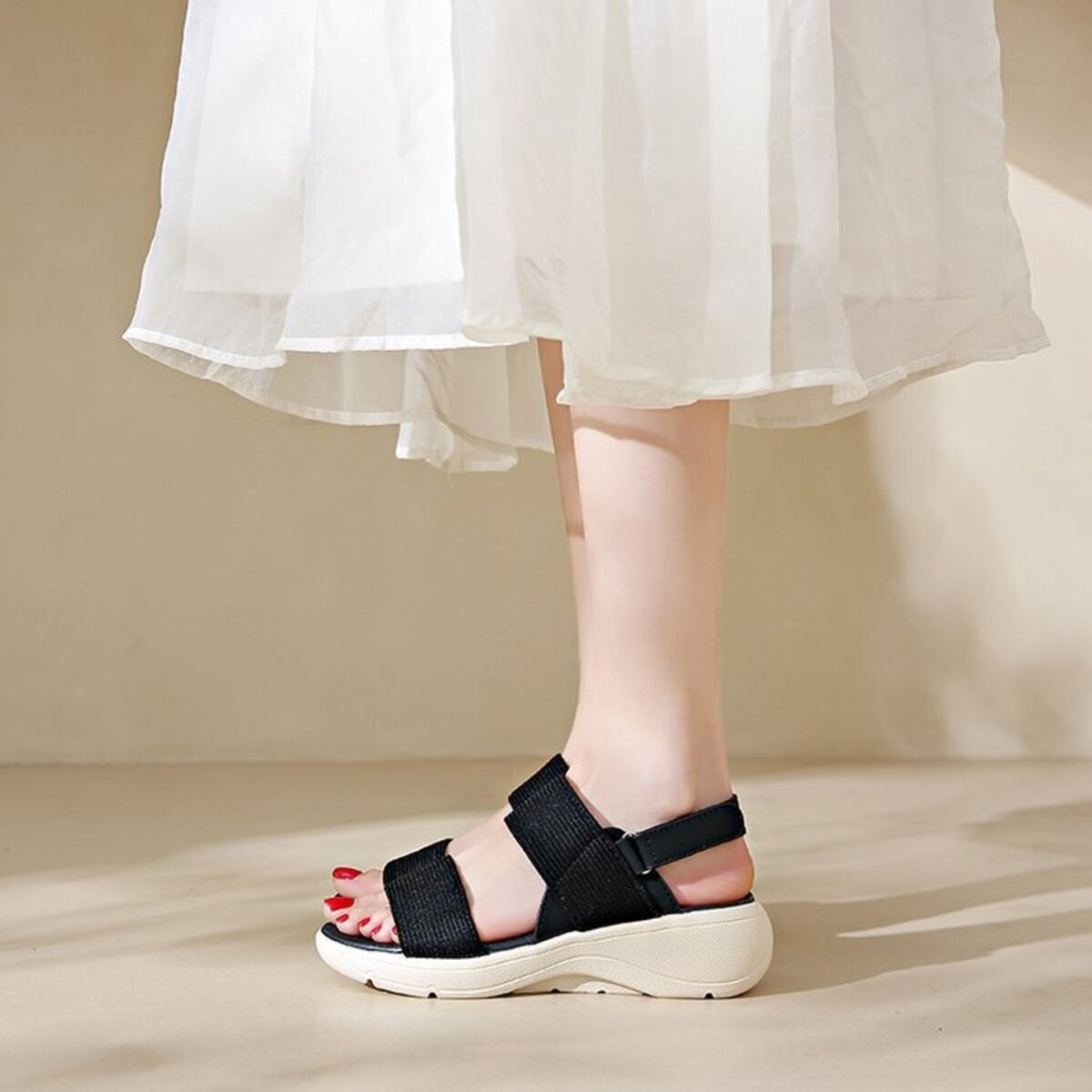 Open Toe Wedge Sandals