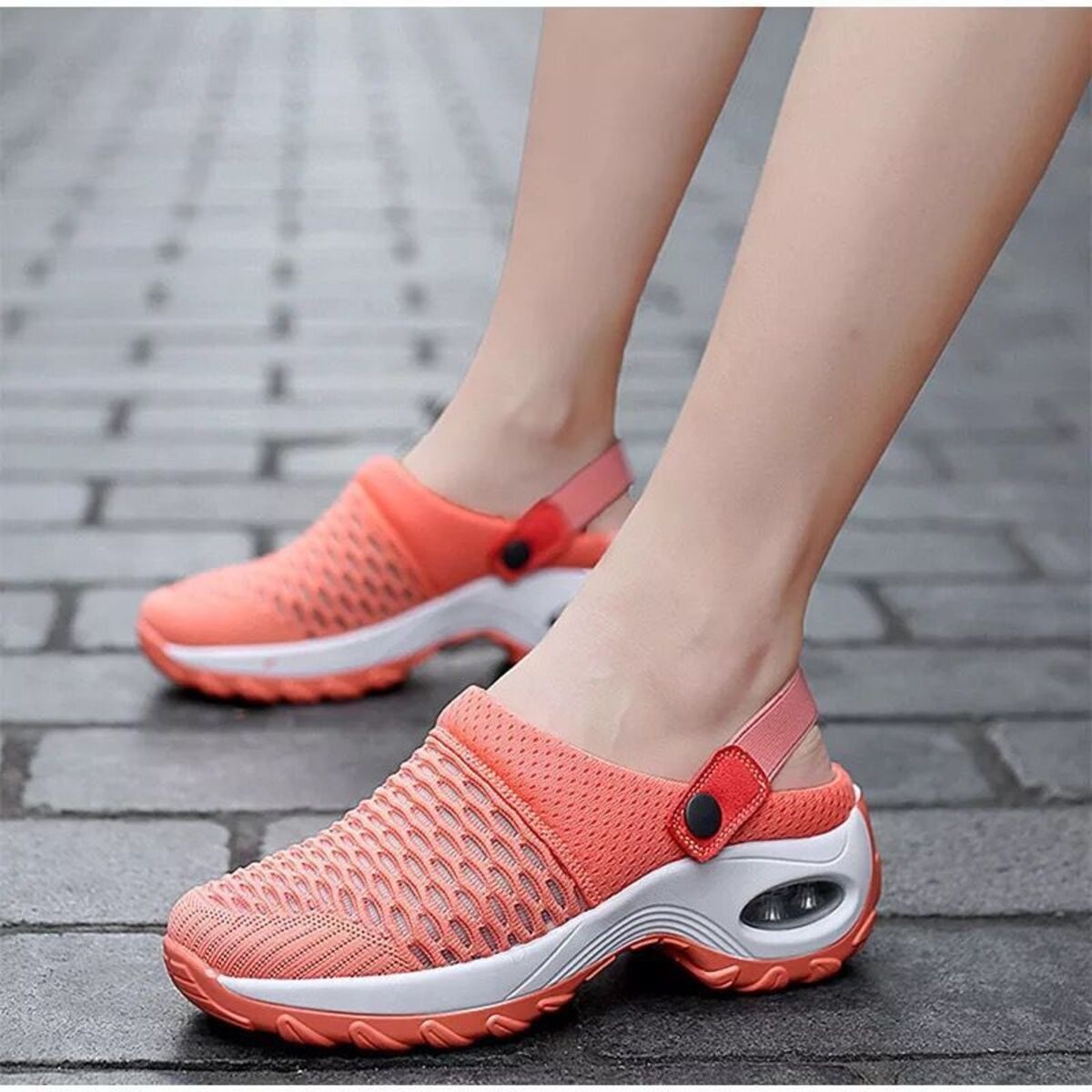 Breathable Mesh Wedge Sandals