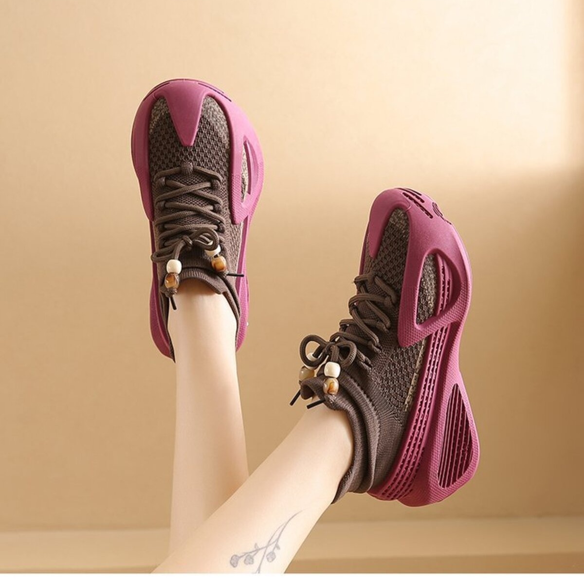 Breathable Lace Up Athletic