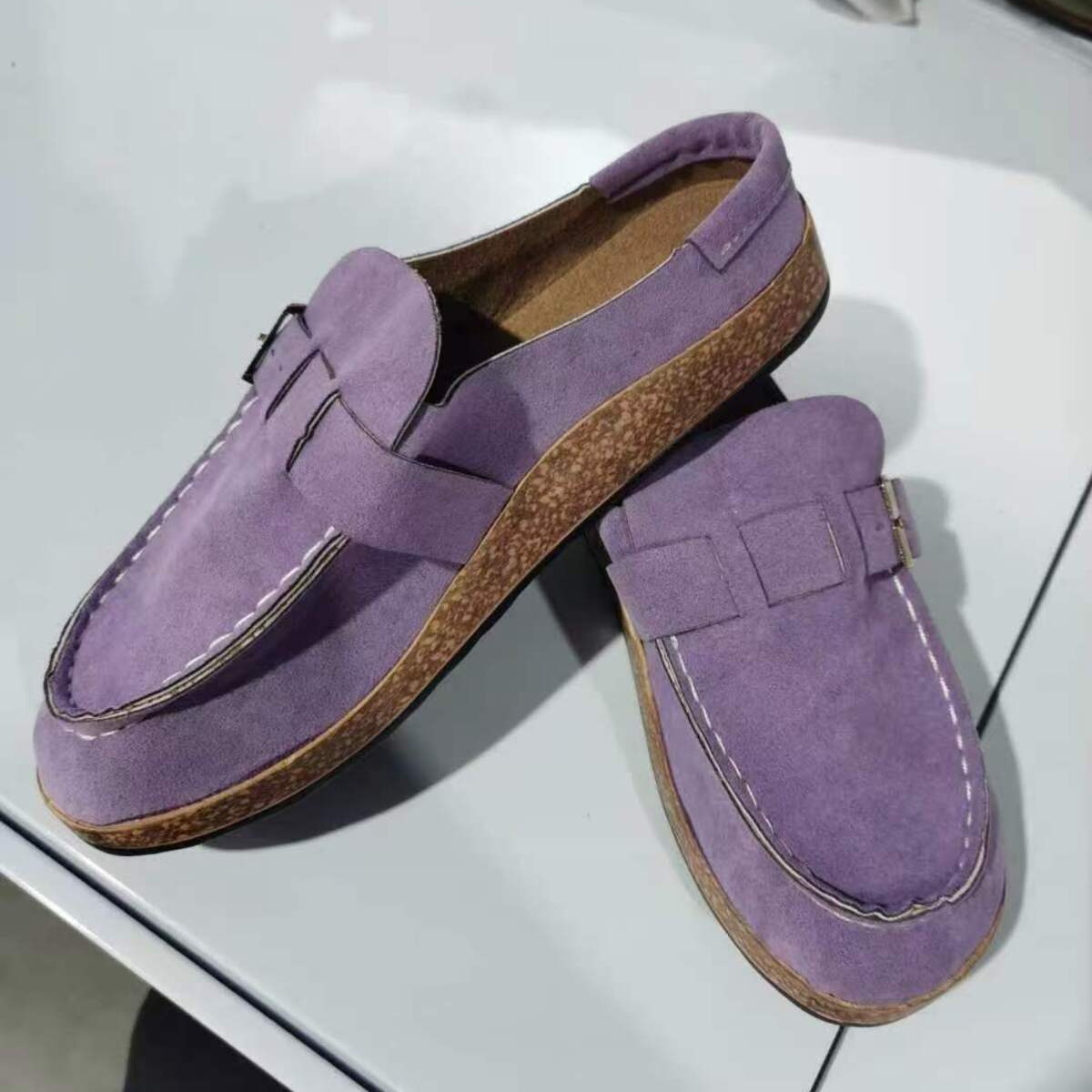 Round Toe Slip-Ons