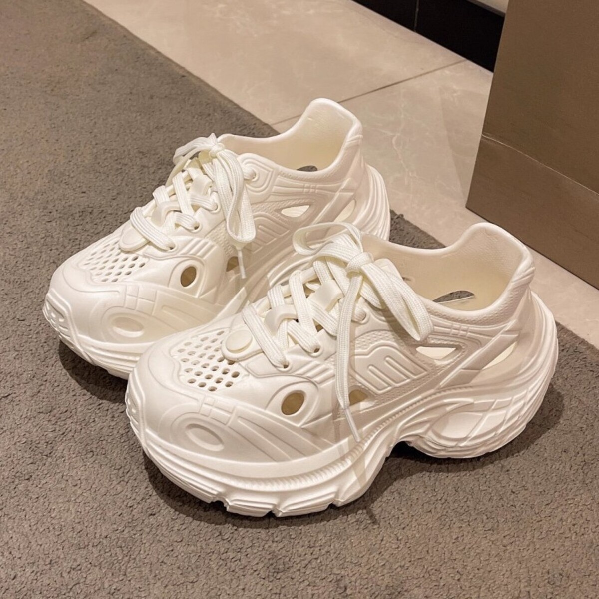 Lace Up Platform Sneakers