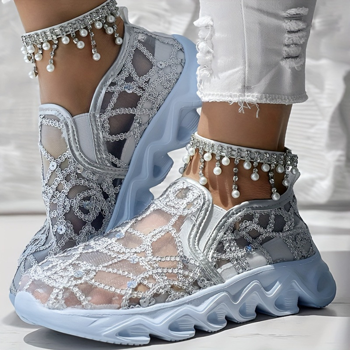 Breathable Mesh Platform Athletics