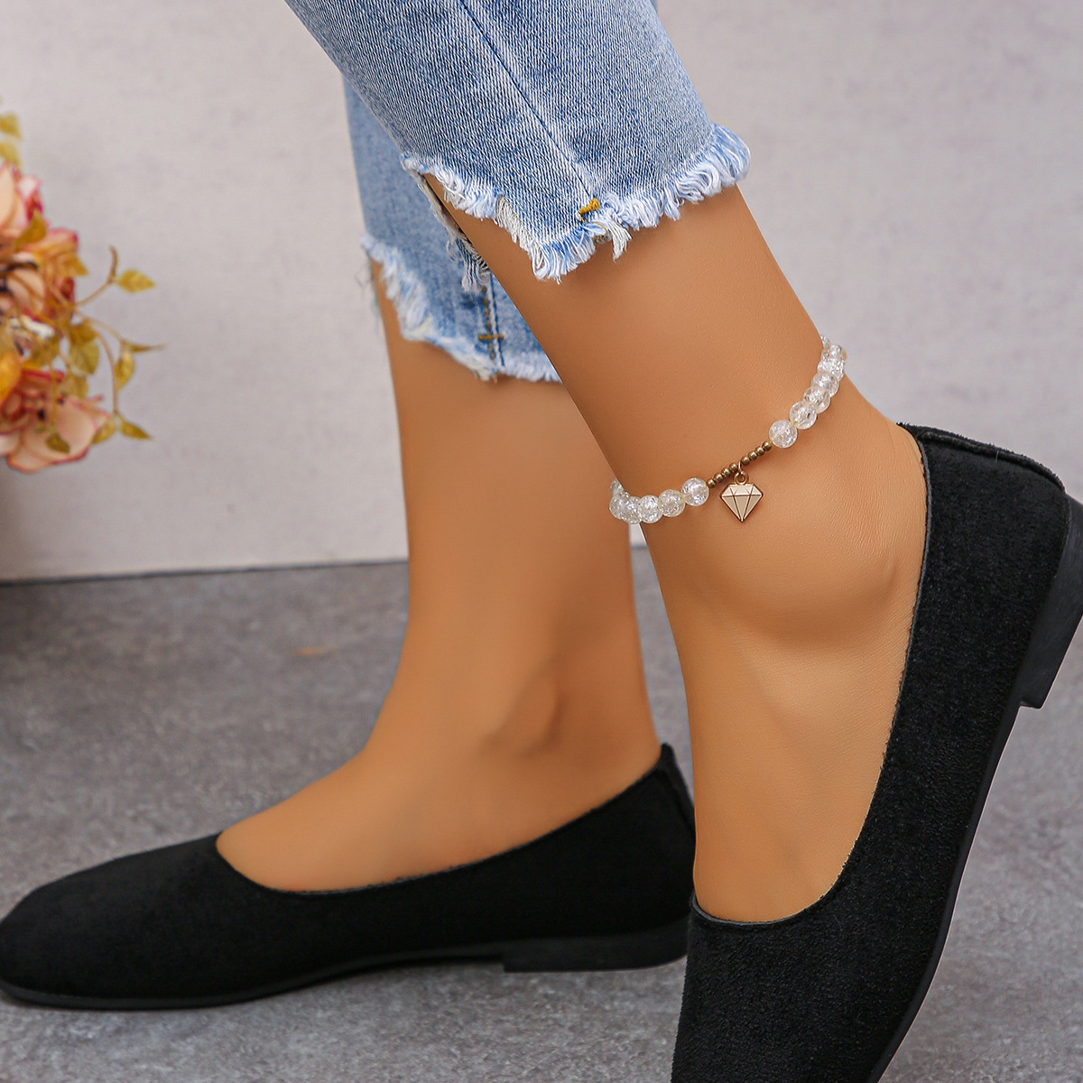Round Toe Slip-Ons