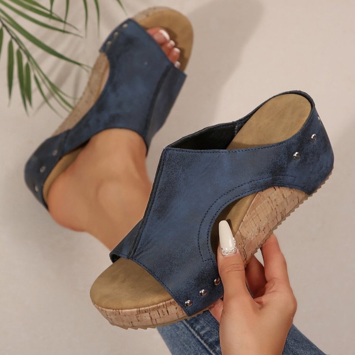Open Toe Wedge Sandals
