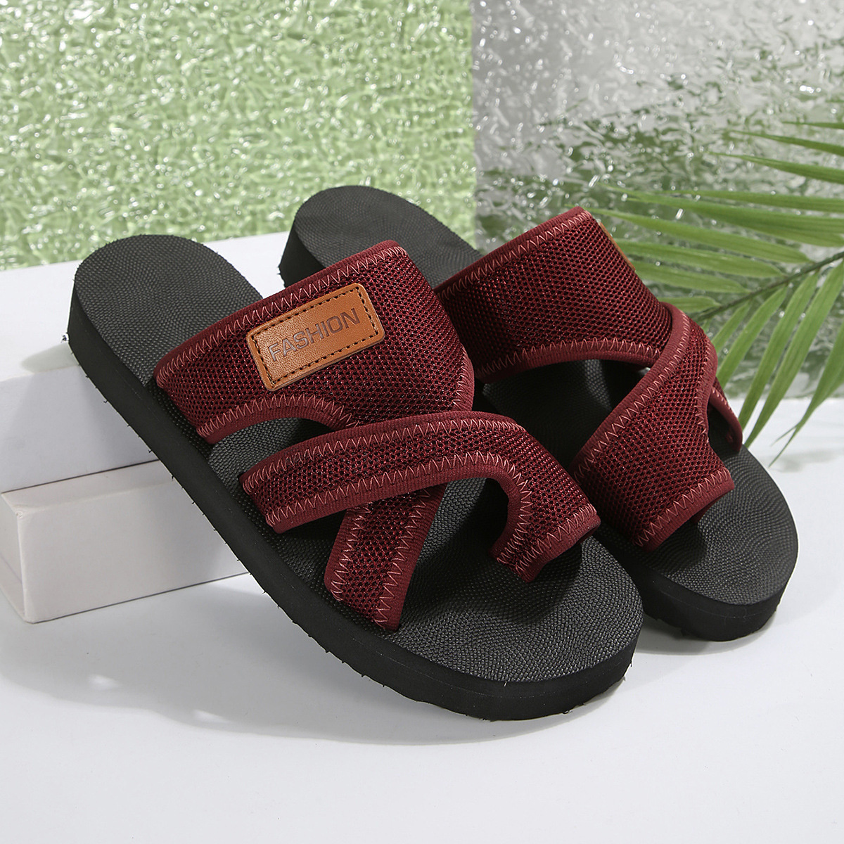 Toe Ring Platform Sandals