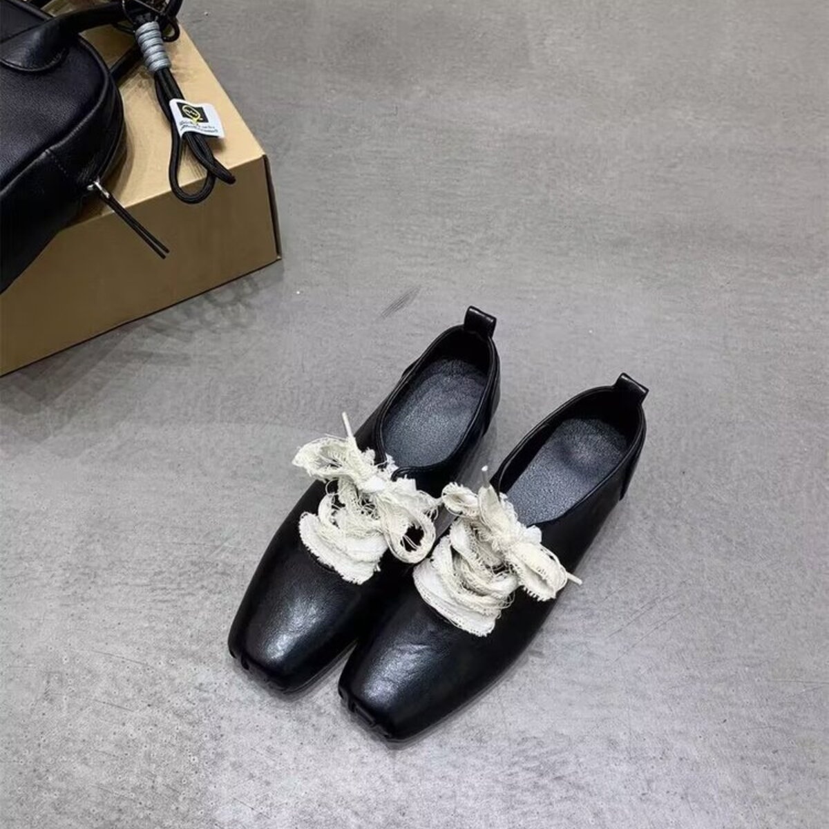 Square Toe Block Heels Pumps