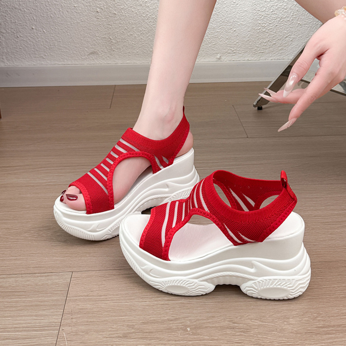 Open Toe Platform Sandals