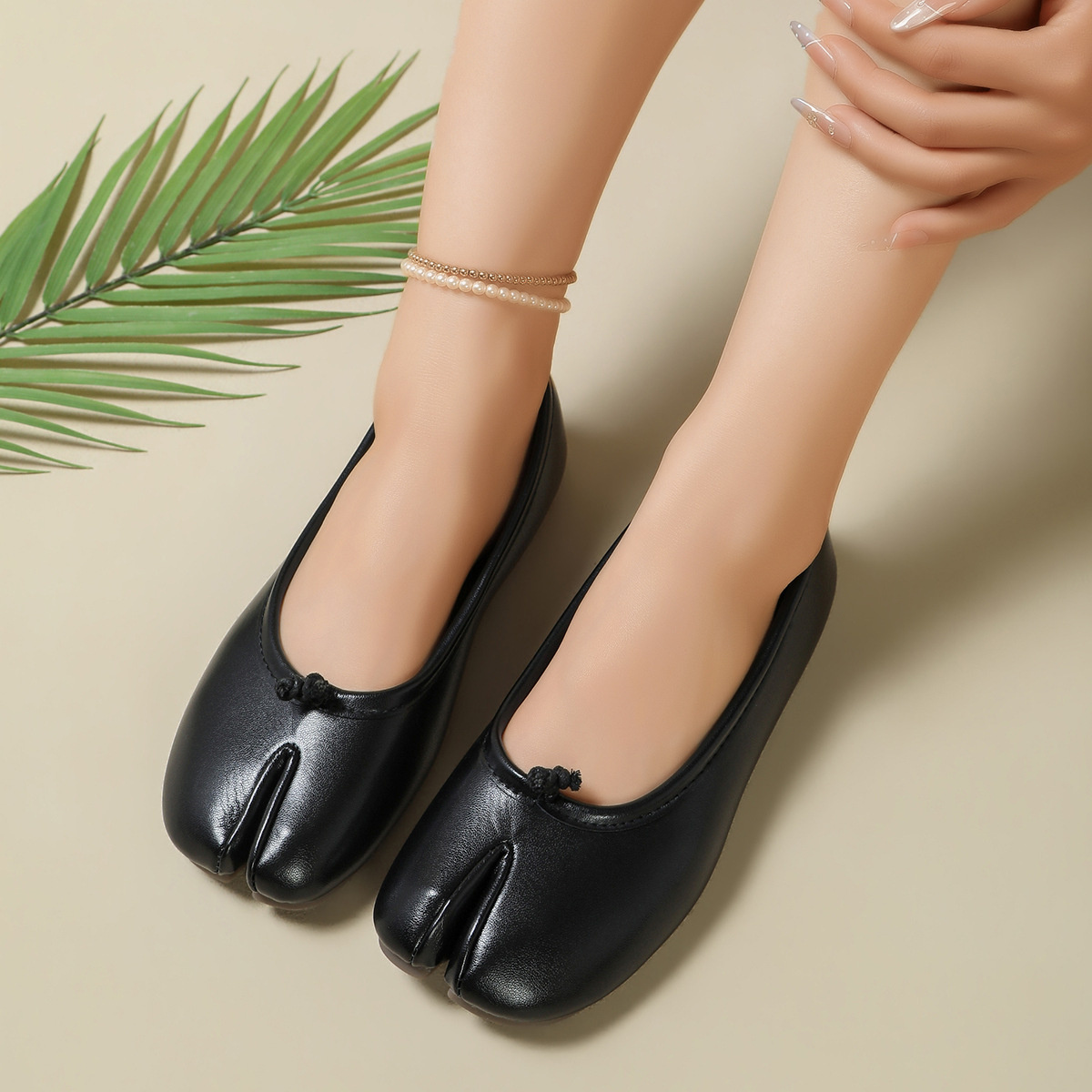 Split-Toe Slip-Ons