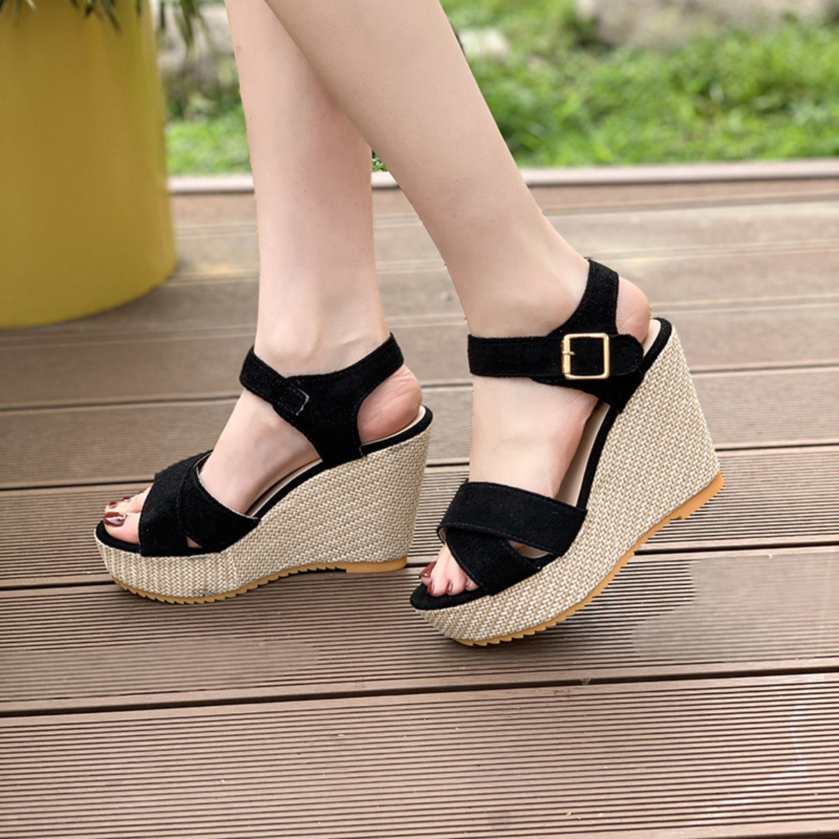 Open Toe Wedge Sandals