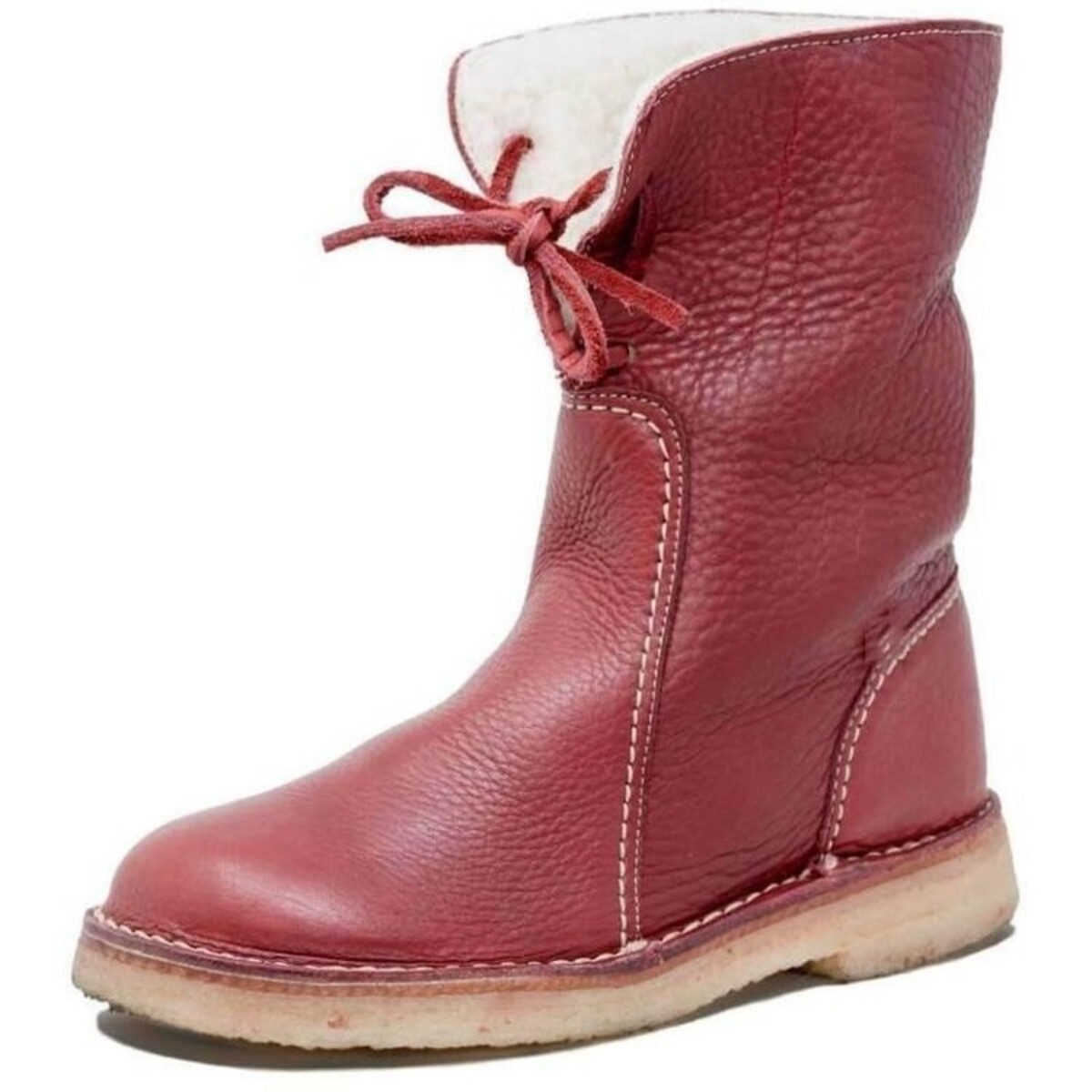 Round Toe Flats Boots