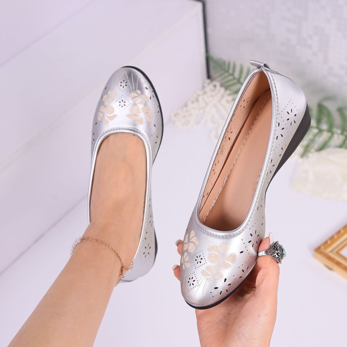 Point Toe Wedge Slip-Ons