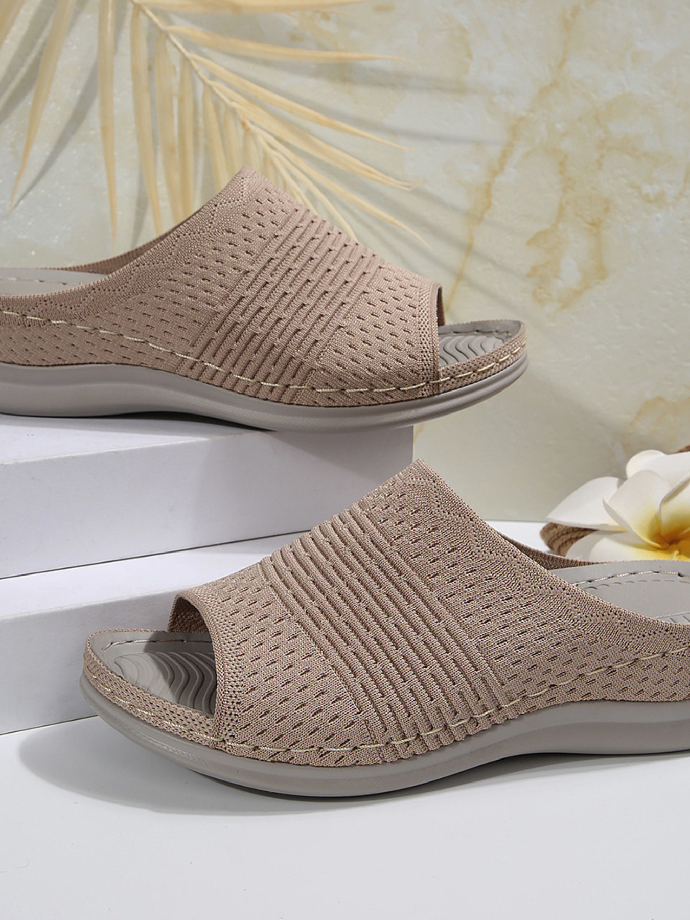 Mesh Open Toe Sandals
