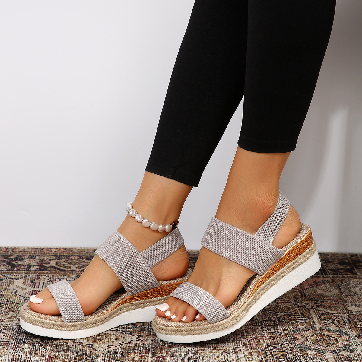 Open Toe Wedge Sandals