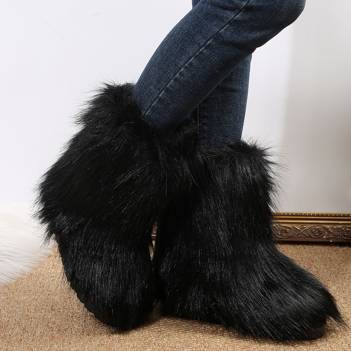 Faux Fur Winter Boots