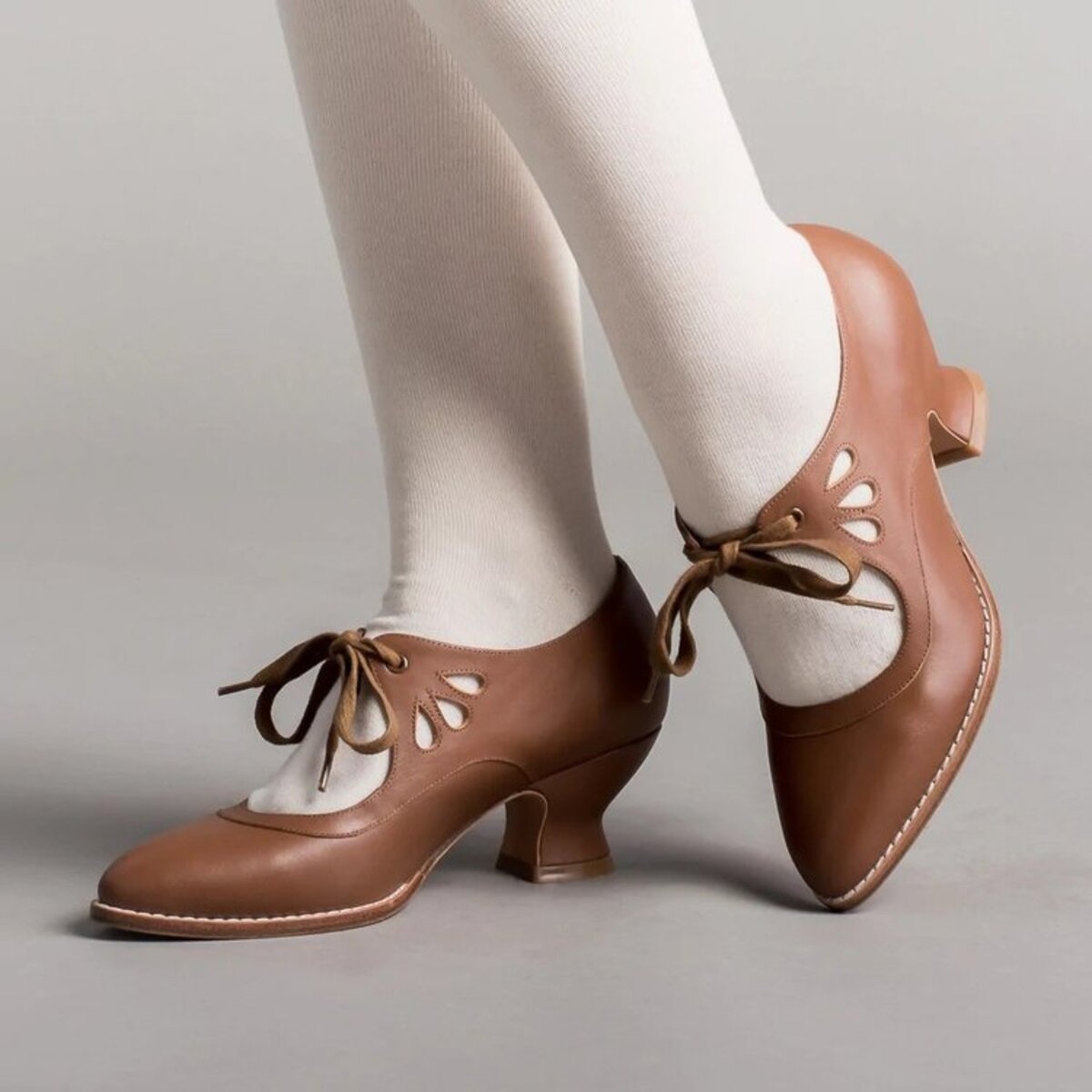 Point Toe Block Heel Shoes