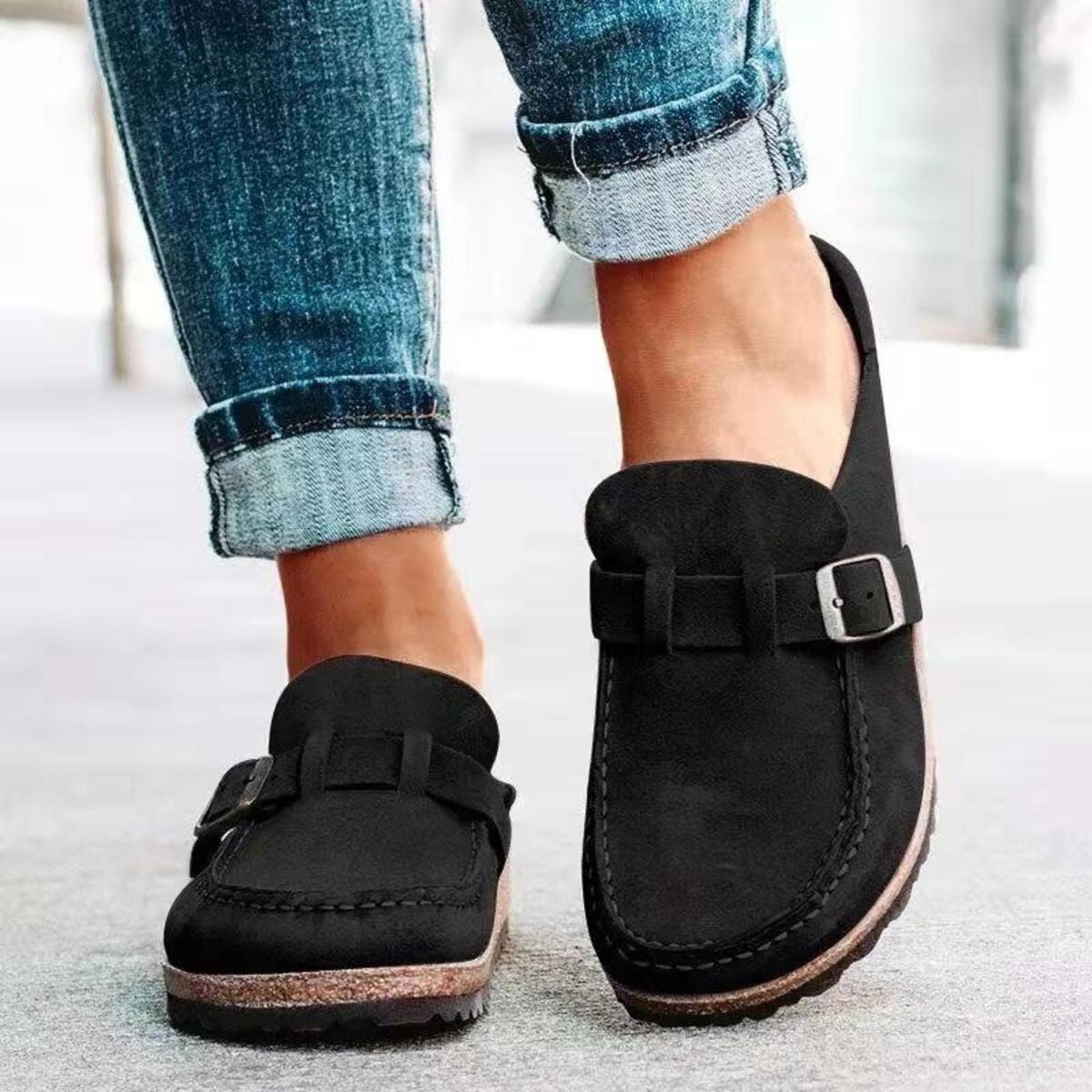 Round Toe Slip-Ons