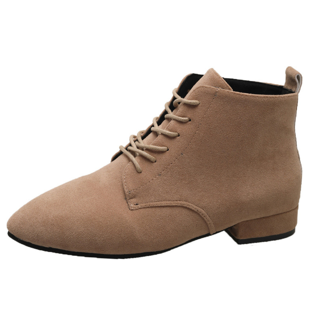 Point Toe Block Heels Boots