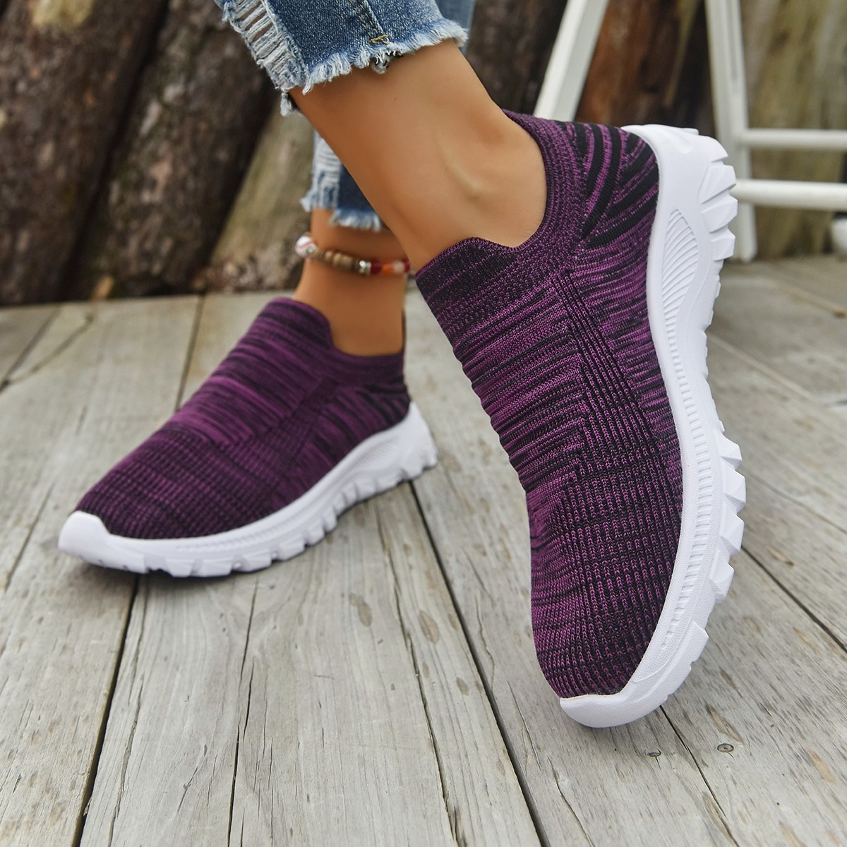 Breathable Mesh Platform Athletic