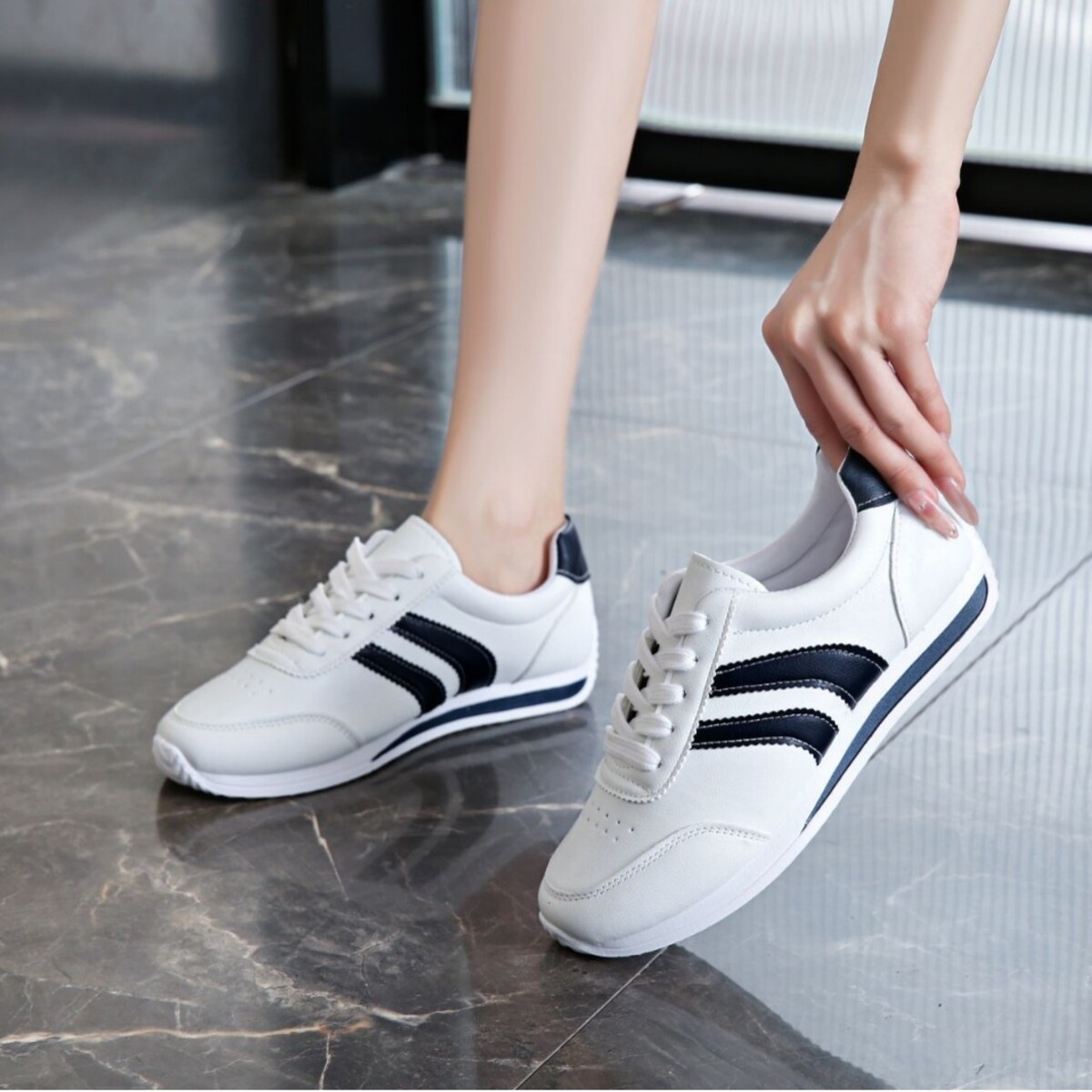 Classic Striped Sneakers