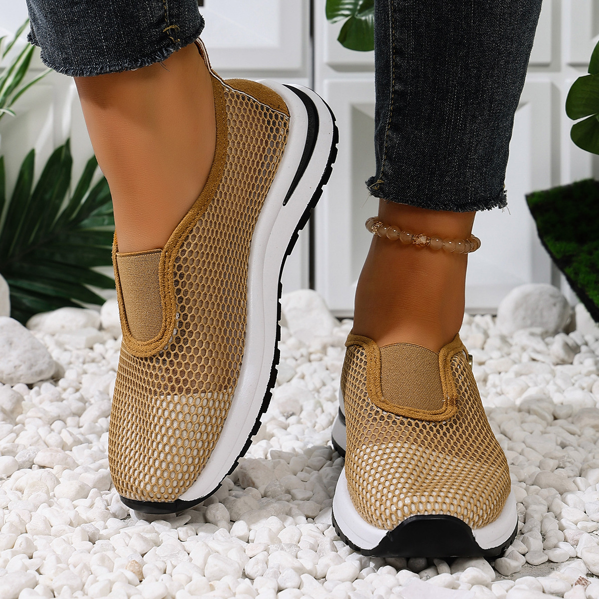 Breathable Mesh Slip-Ons