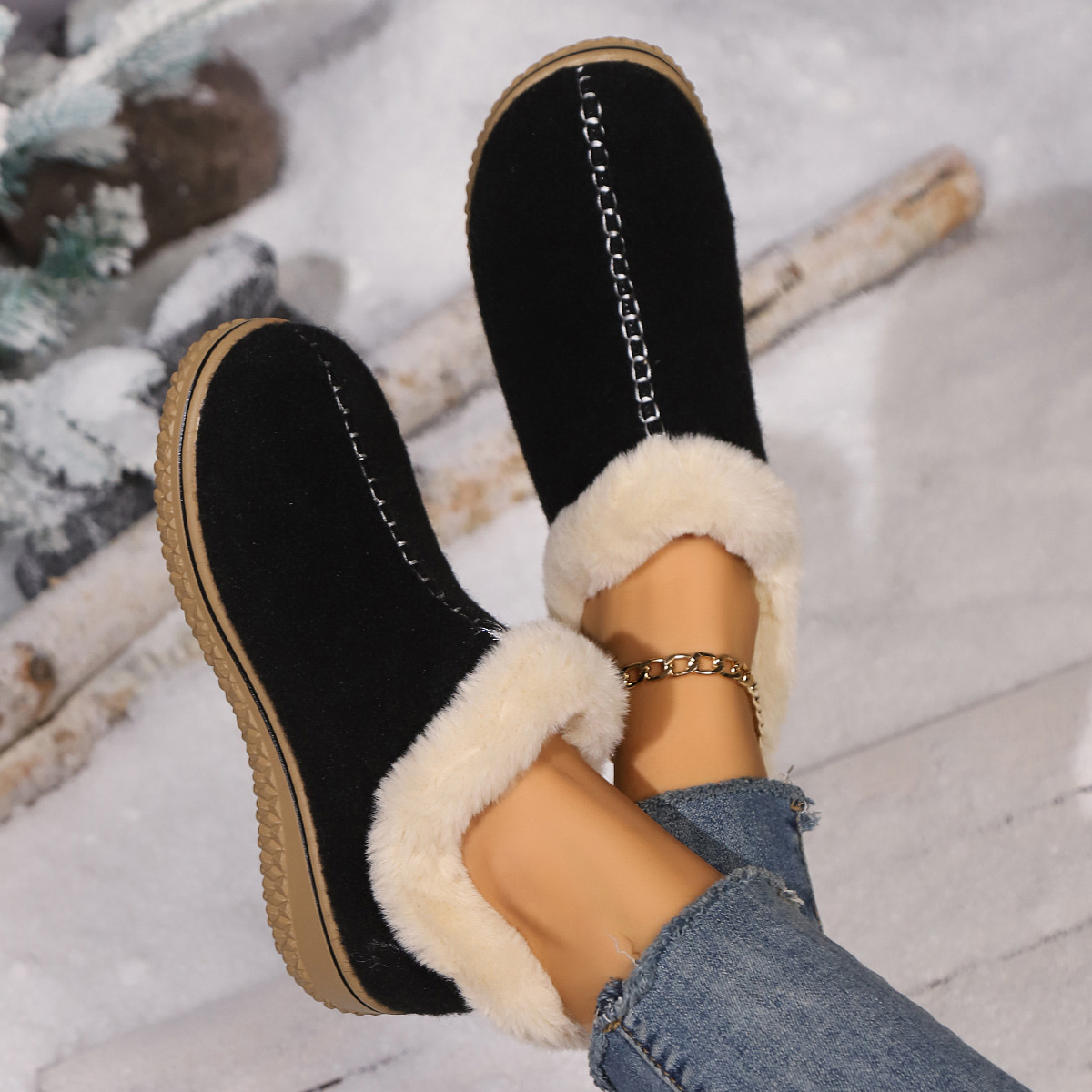 Round Toe Ankle Boots