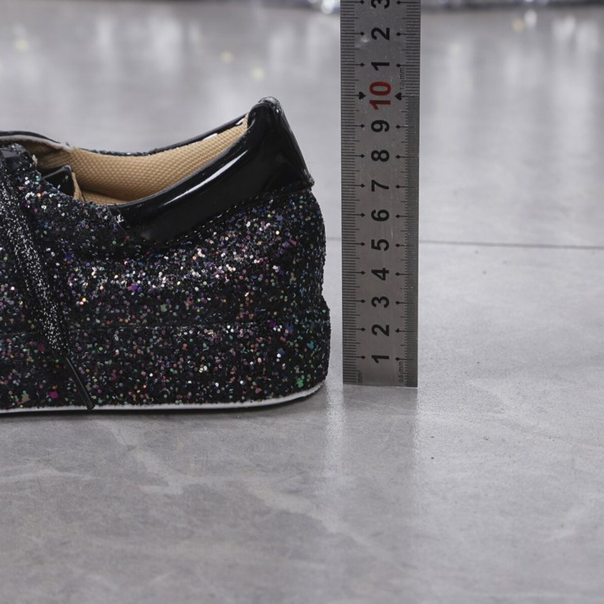 Sparkling Lace Up Sneakers