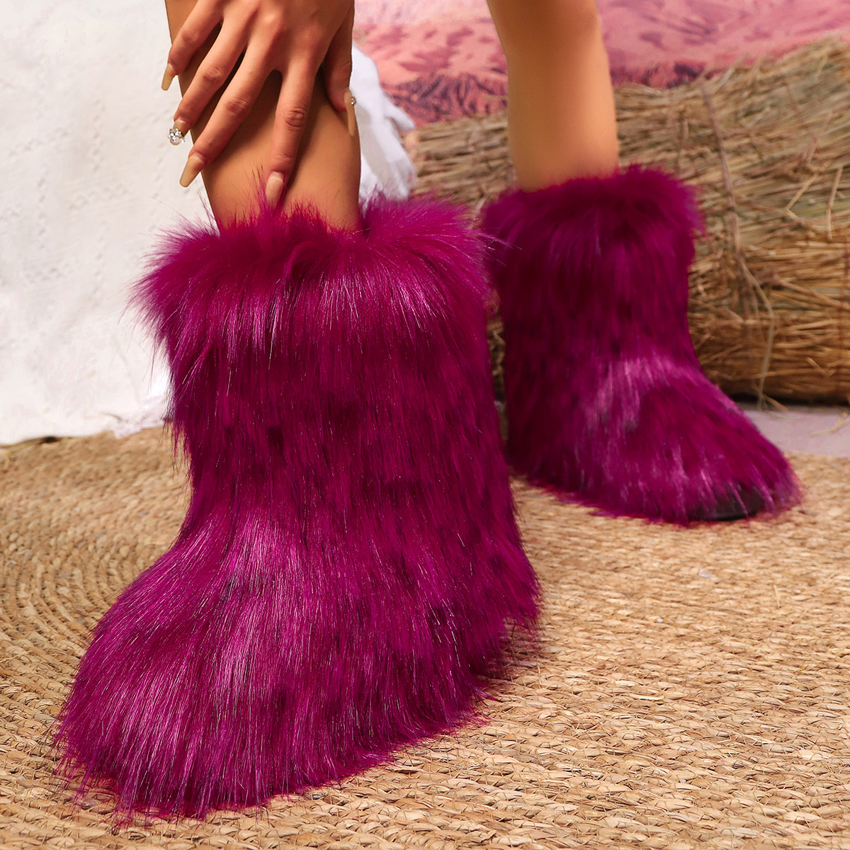 Faux Fur Winter Boots