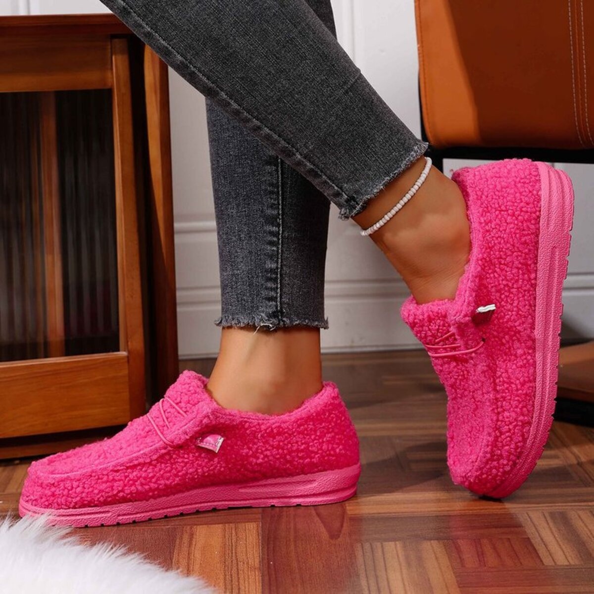Round Toe Flats Slip-Ons