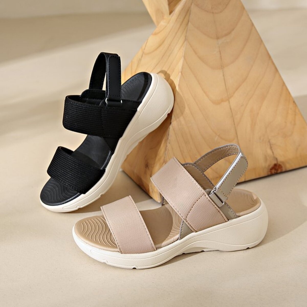Open Toe Wedge Sandals