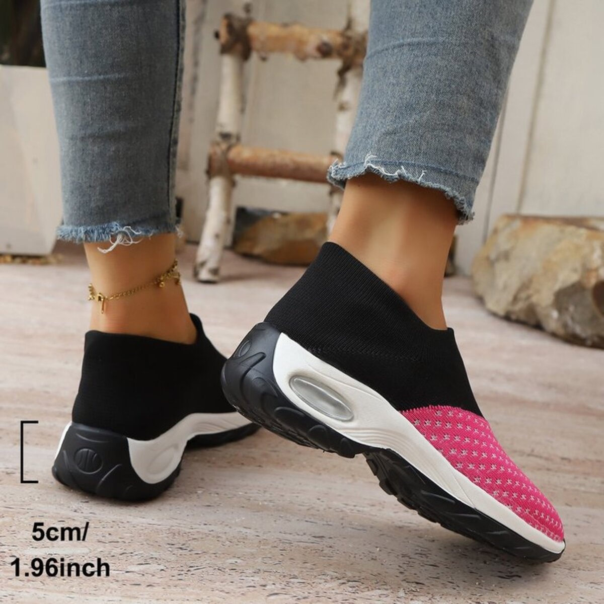 Color Block Mesh Athletic