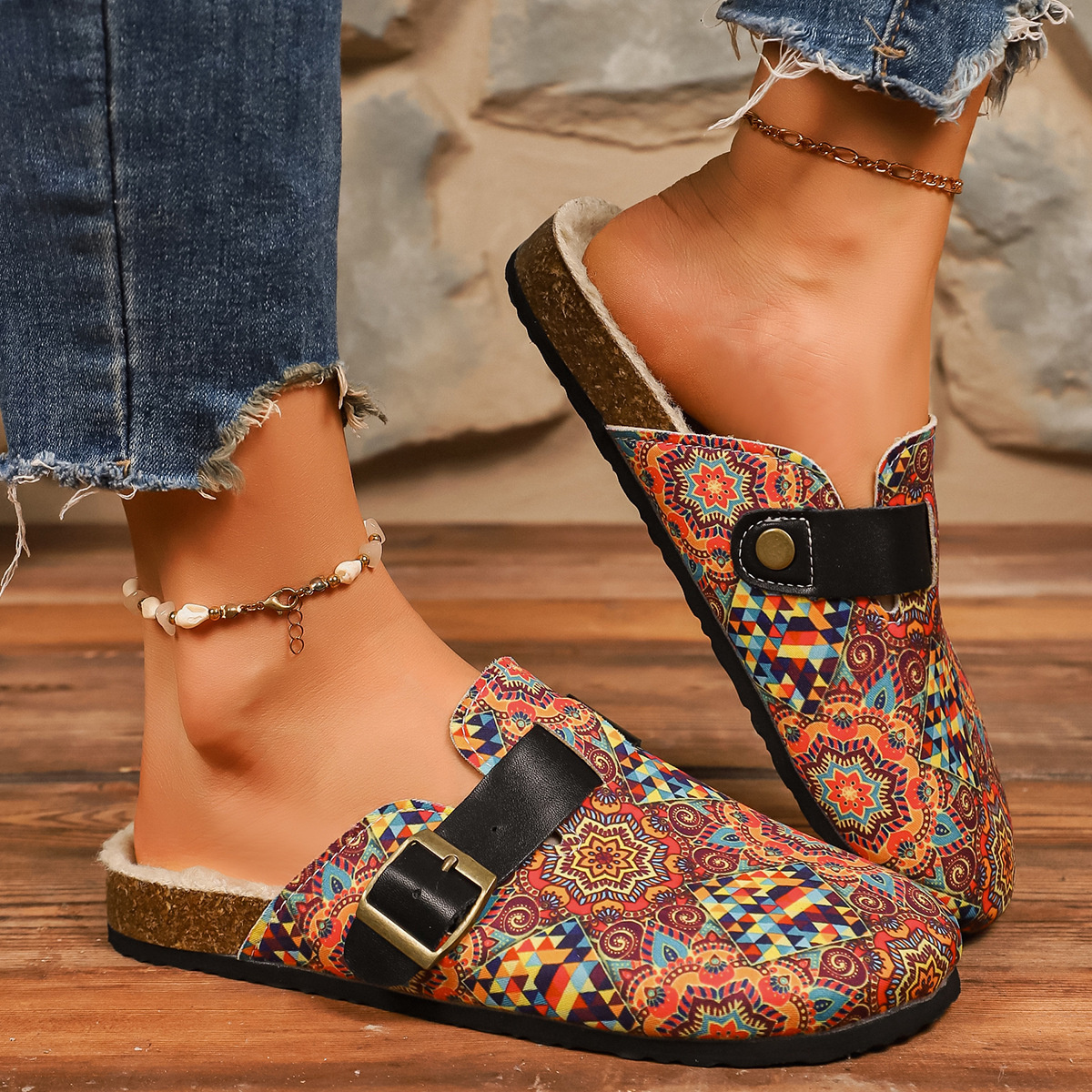 Round Toe Flats Slip-Ons