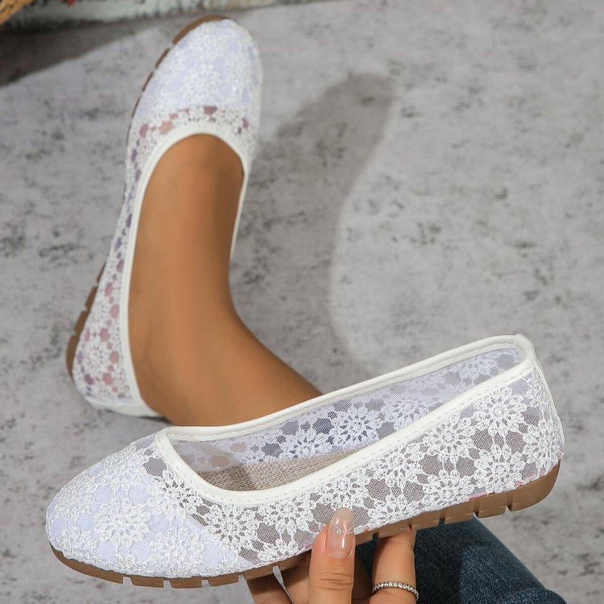 Round Toe Slip-Ons