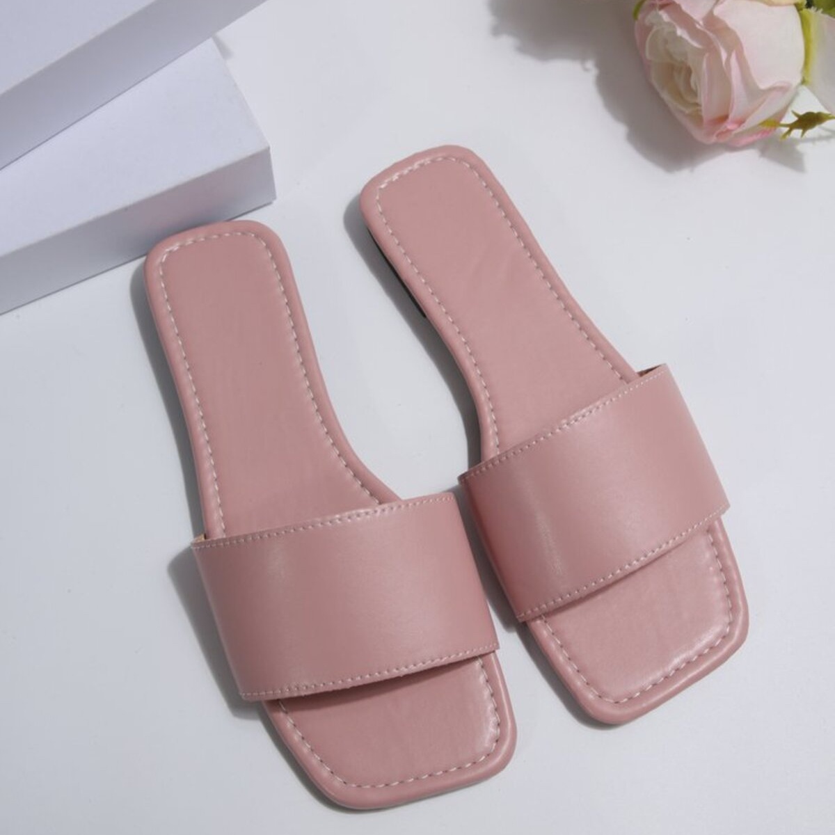 Open Toe Flats Sandals