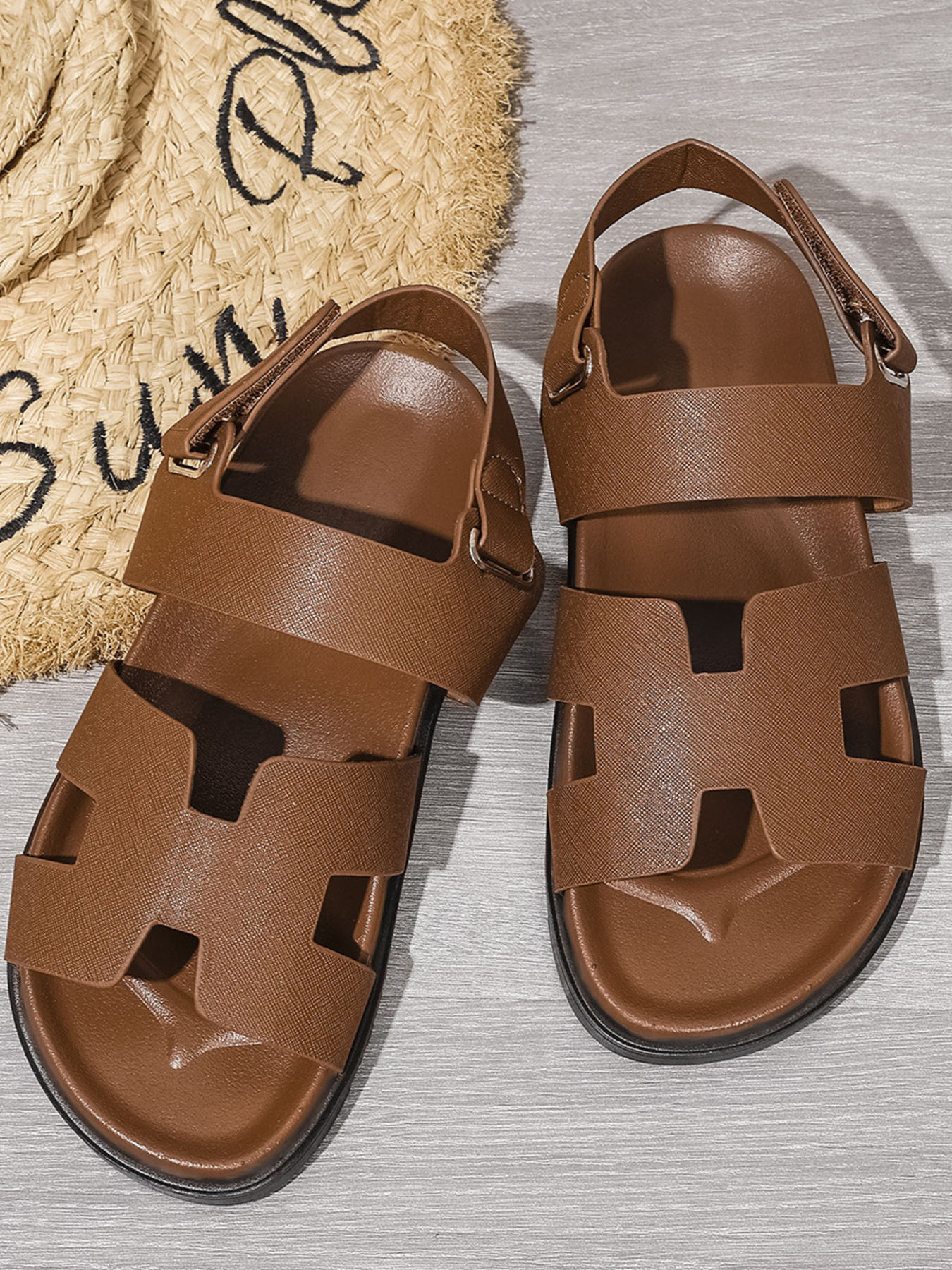 H-Style Gladiator Sandals with Ankle Strap
