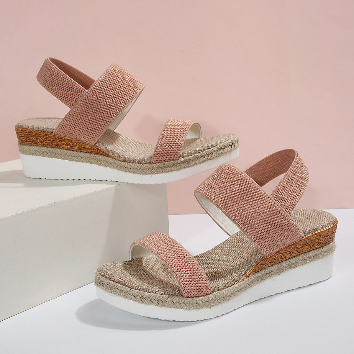 Open Toe Wedge Sandals