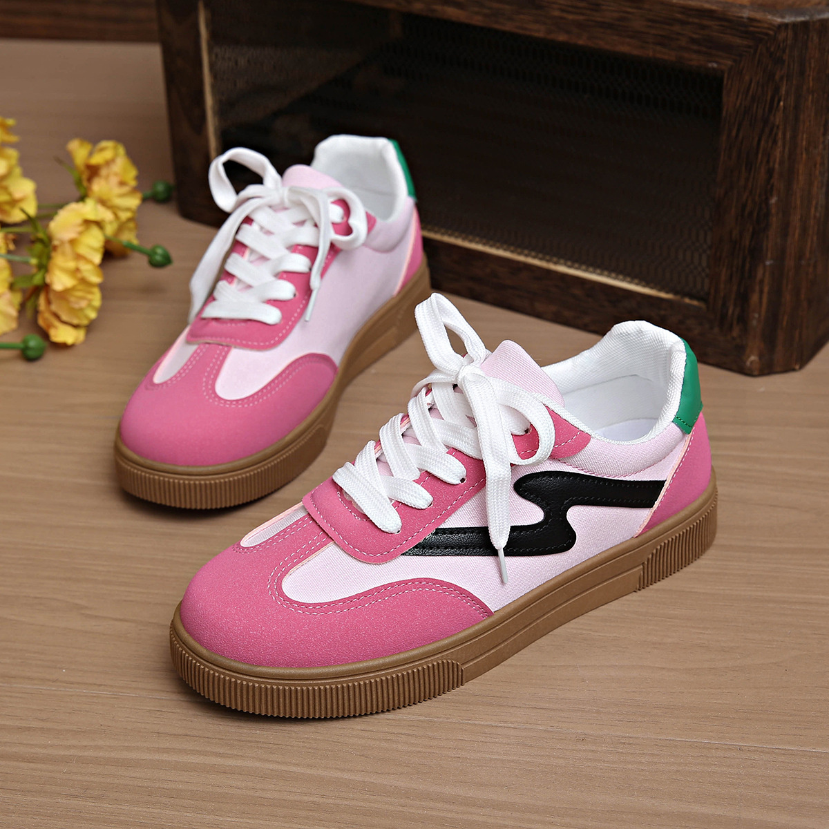 Lace Up Platform Sneakers