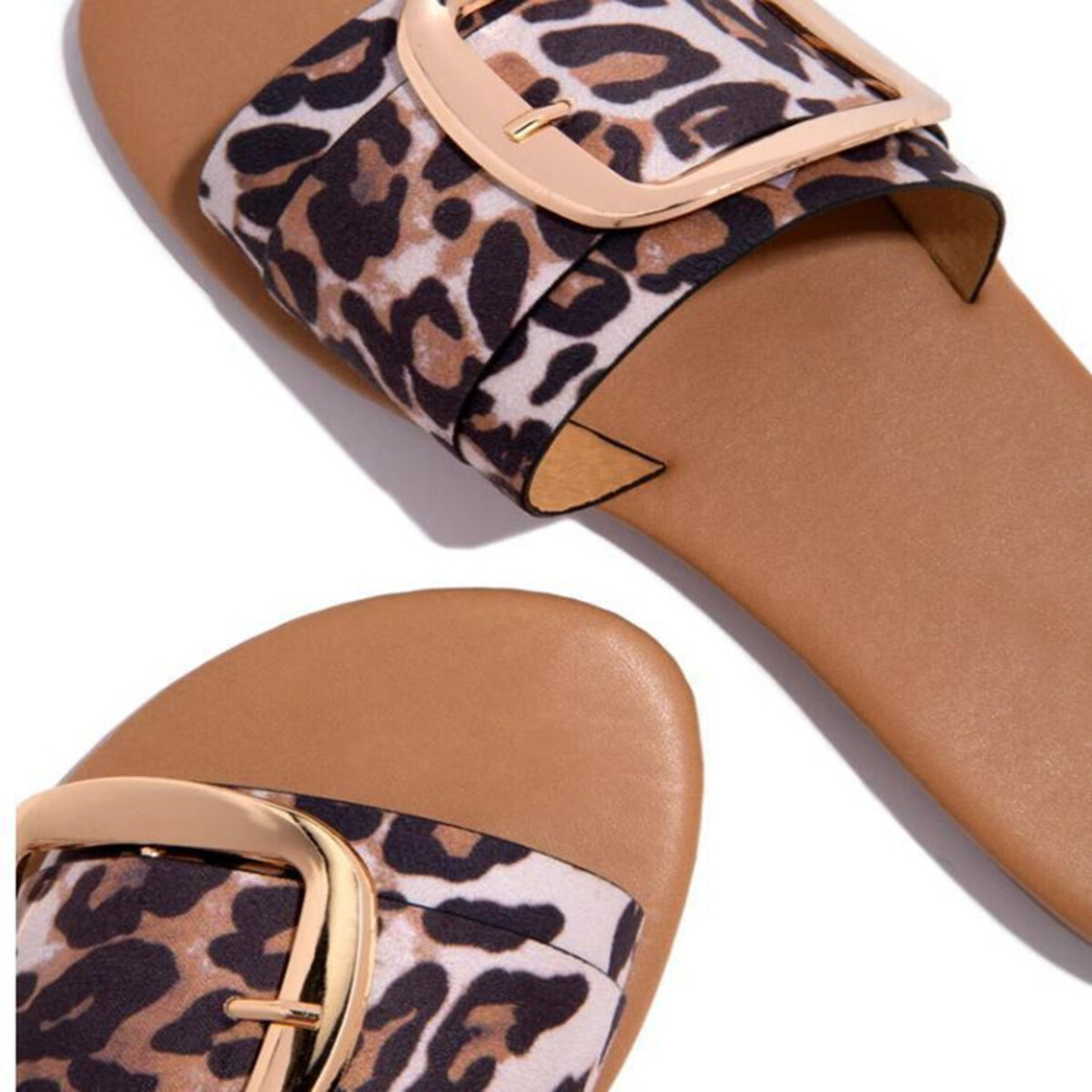 Open Toe Buckle Sandals