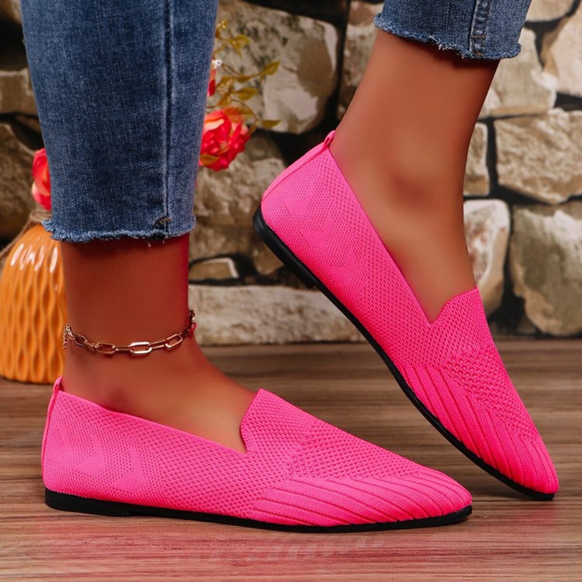 Point Toe Slip-Ons