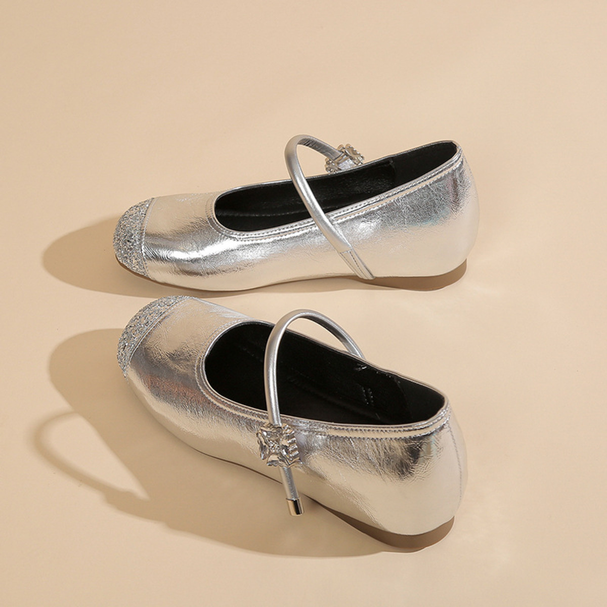 Round Toe Mary Jane Loafers