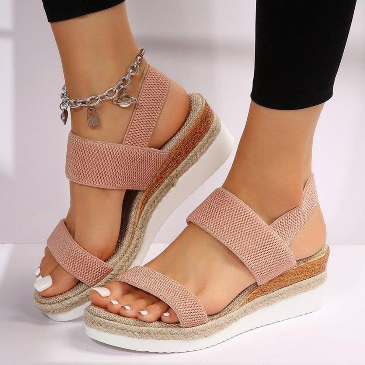 Open Toe Wedge Sandals