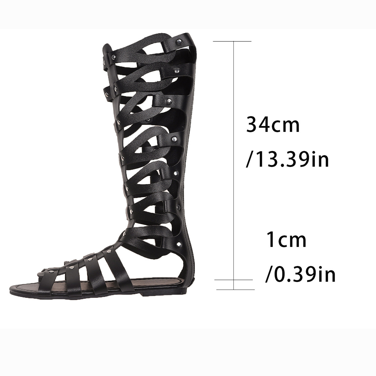 Open Toe Lace-Up Sandals
