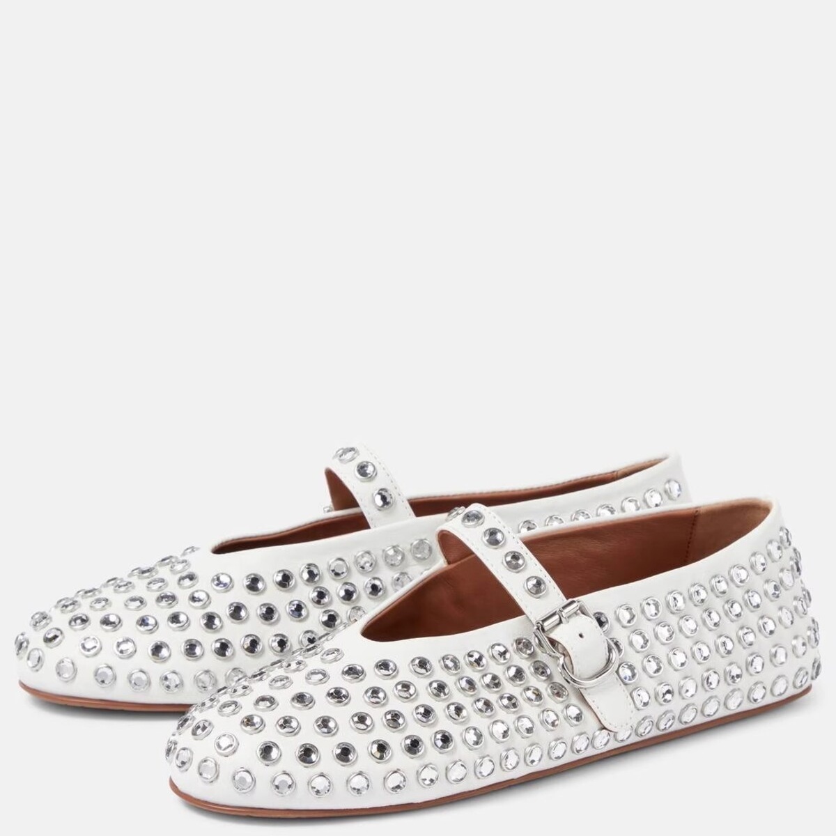 Studded Round Toe Slip-Ons