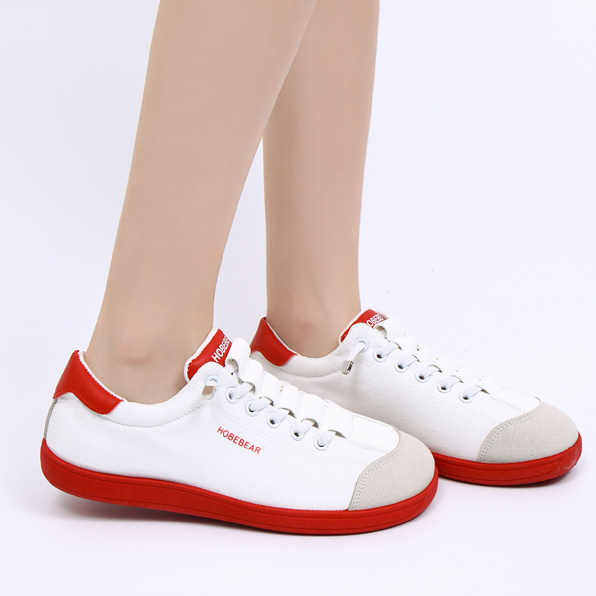 Contrast Lace Up Sneakers