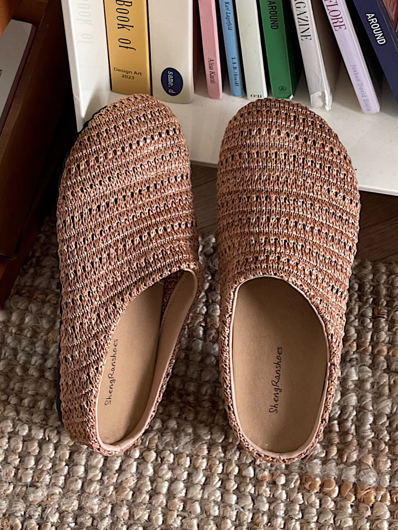Knitted Round Toe Slip-Ons