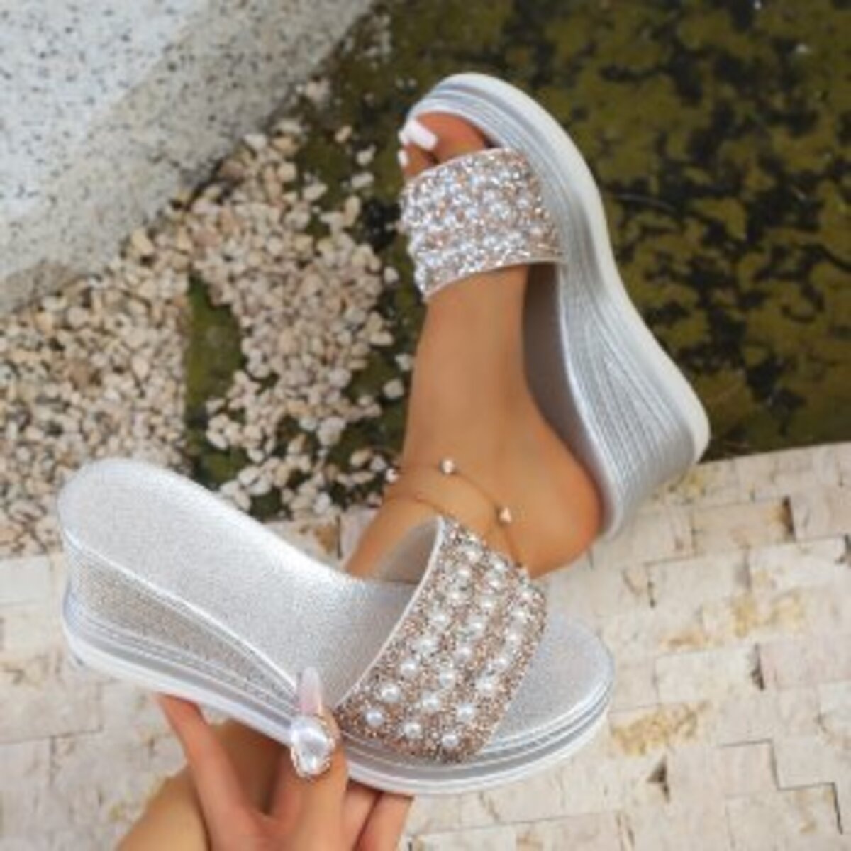 Open Toe Wedge Sandals