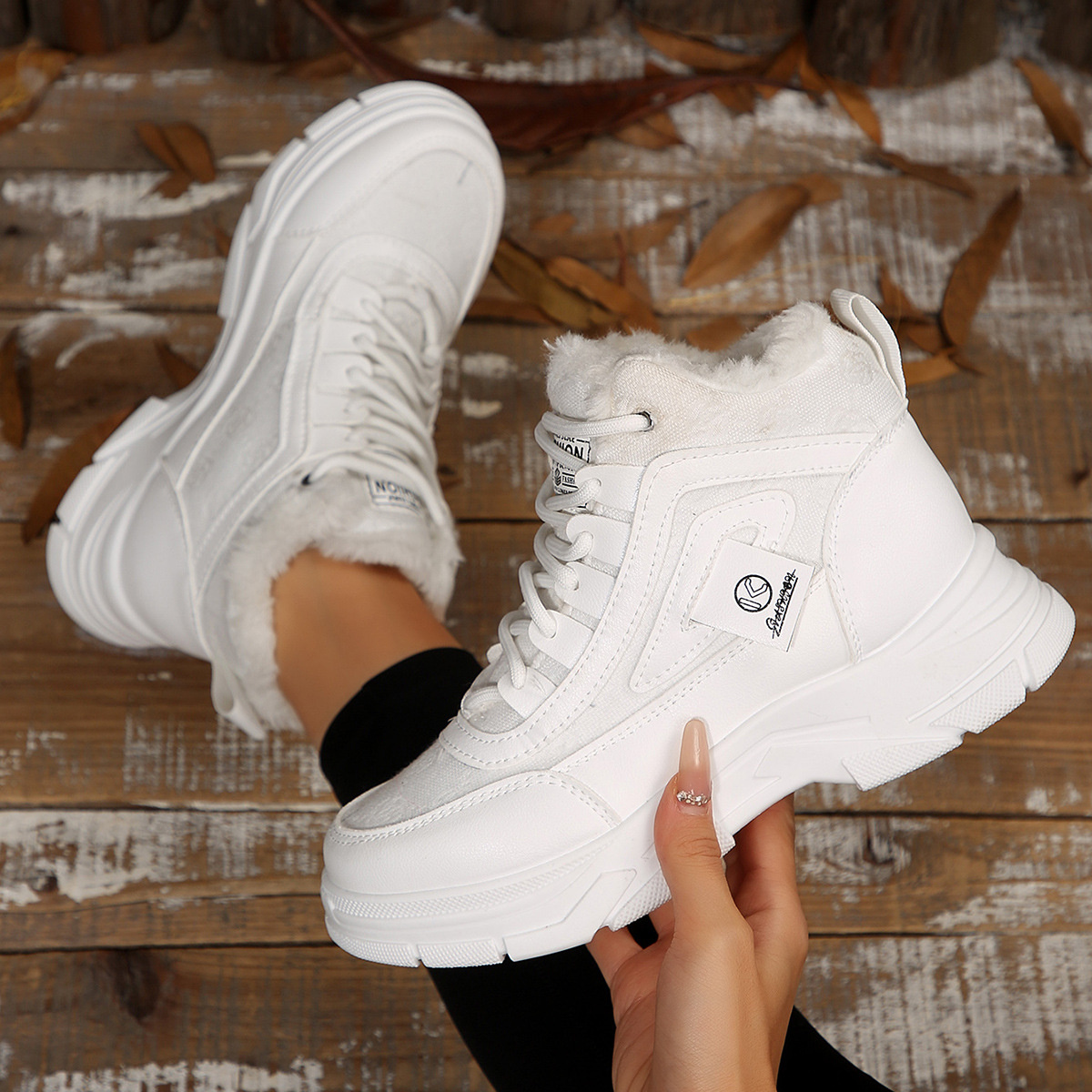 Plush Lined Ankle Boots